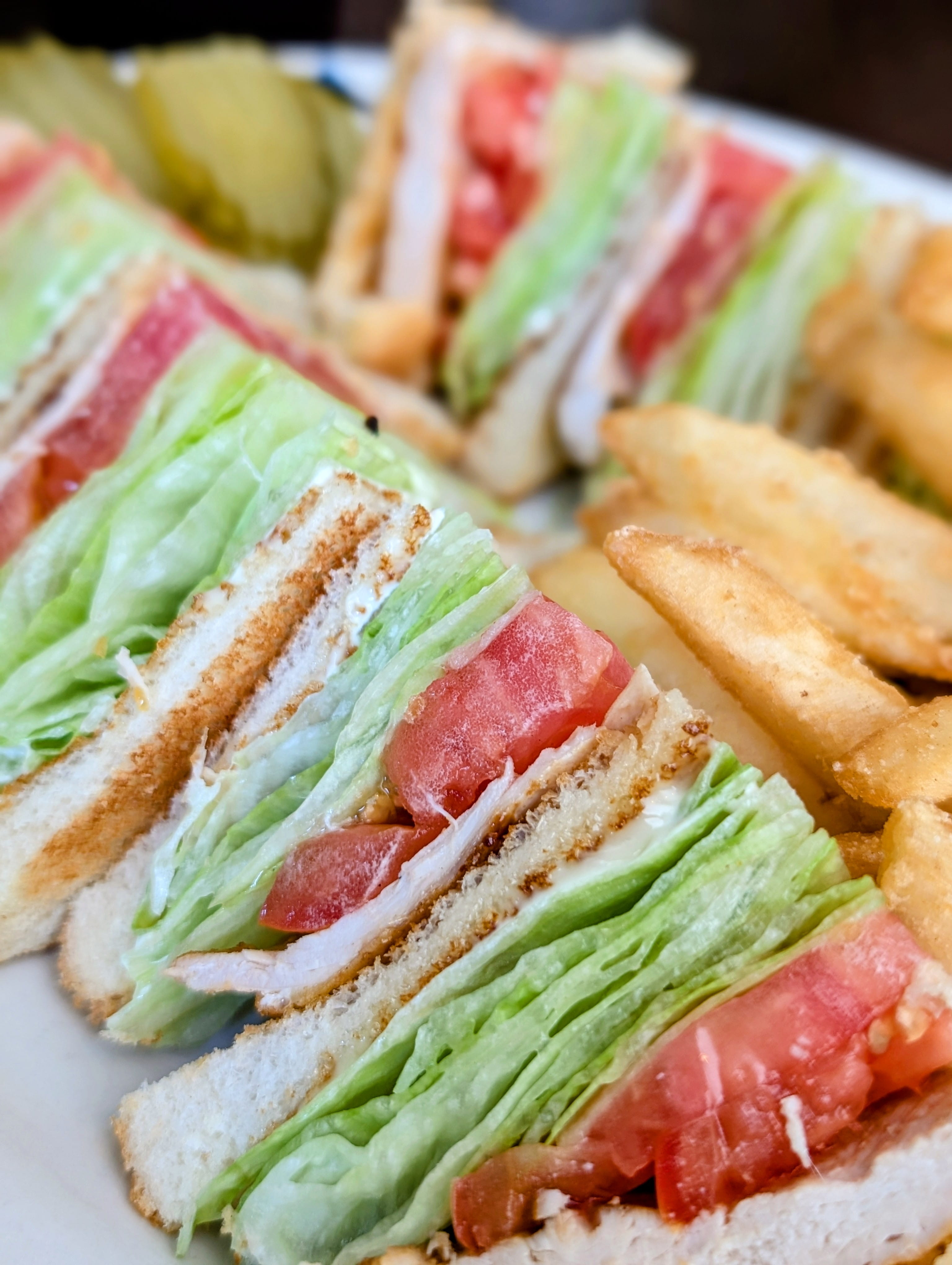 Chicken Breast Club Sandwich